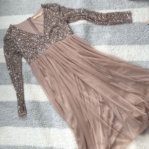 ASOS maternity gown. Tea length!